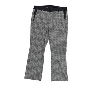 Lane Bryant Black & White Dress Pants, Size 18 Regular, Pockets